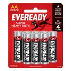 Eveready Super Heavy Duty Batteries AA 8 Pieces