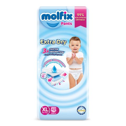 Molfix Extra Dry Pants XL Jumbo Pack 42pcs