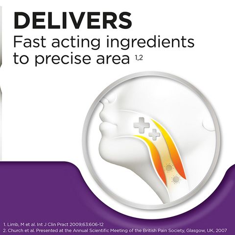 Strepsils Lozenges Max Triple Action Blackcurrant 16 Pieces