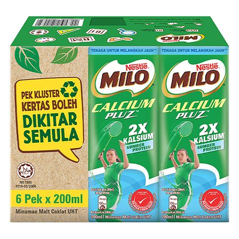 Milo Act-go Calciumpluz UHT 6 x 200ml