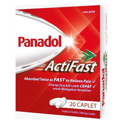 Panadol Actifast Caplet (500mg) 20 Pieces