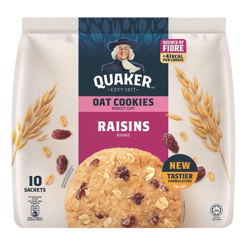 Quaker Cookies Raisins | 10x27 g