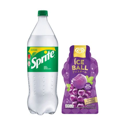 [Bundle] Sprite Bottle + Wall's Ice Ball Red Grape
