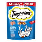 Temptations Mega Pack Cat Snack Adult Savoury Salmon Flavour 160g