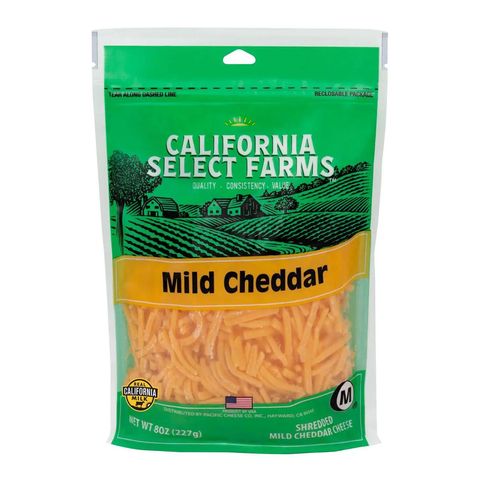 California Select Farms Shredded Mild Cheddar 227g