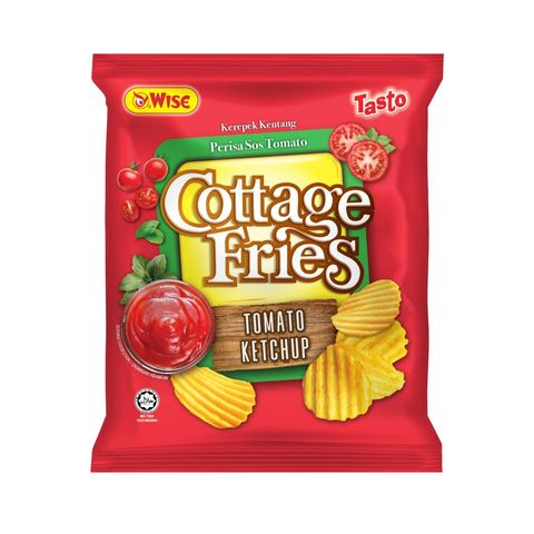 Wise Cottage Fries Tomato Ketchup Potato Chips 50g
