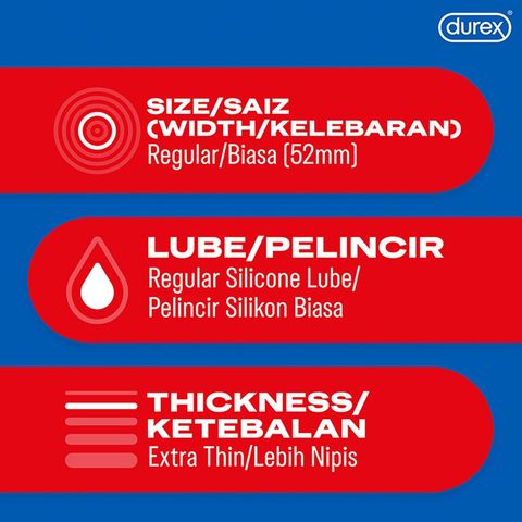 Durex Fetherlite Feel Thin | 3 Pcs