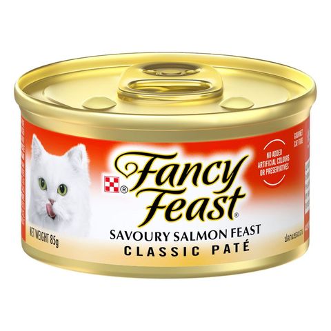 Fancy Feast Classic Pate Savoury Salmon Feast 85g