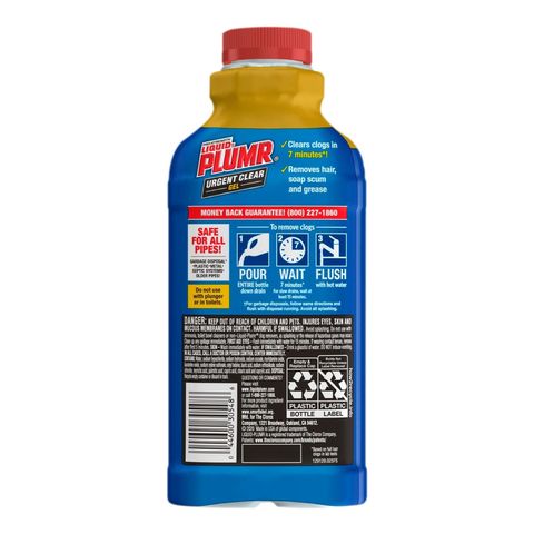Clorox Liquid-plumr Pro-strength Urgent Clear 502ml