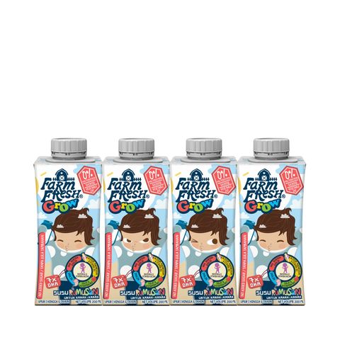 Farm Fresh Grow UHT Formulated Milk 4 x 200ml