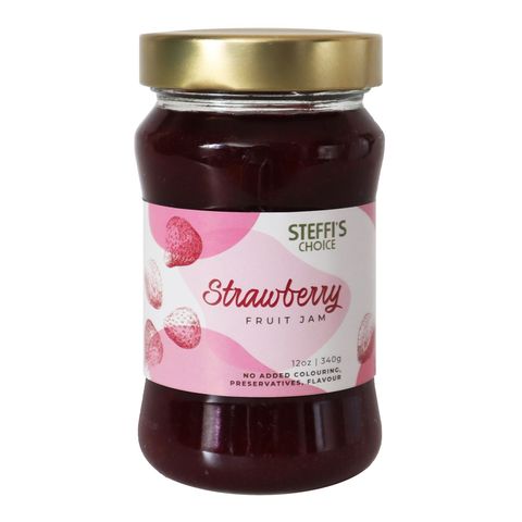 Steffi's Choice Jam Strawberry 340g