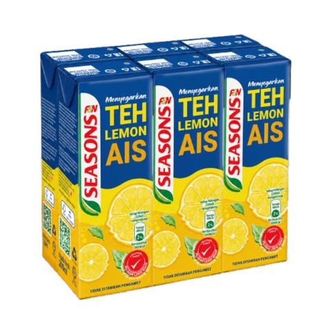 F&N Seasons Ice Lemon Tea 6 x 200ml
