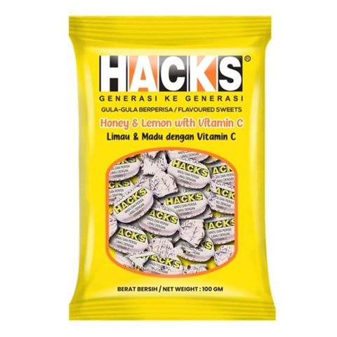 Hacks Honey Lemon 100g