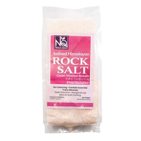 Nature Quest Natural Himalayan Rock Salt (Fine) 500g
