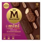 Magnum Mini Assorted Classic Almond Brownie 6 x 45ml