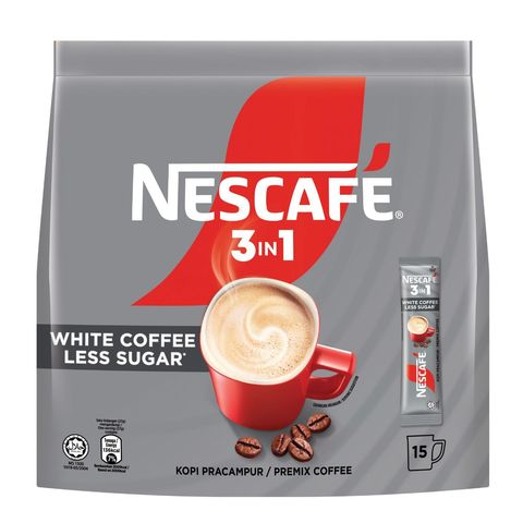 Nescafe 3in1 White Coffee Less Sugar Stickpack 15 x 27g