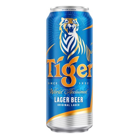 Tiger Asian Lager Beer Can 500ml