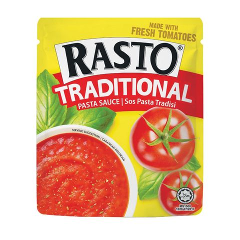 Rasto Pouch Traditional Pasta Sauce 200g