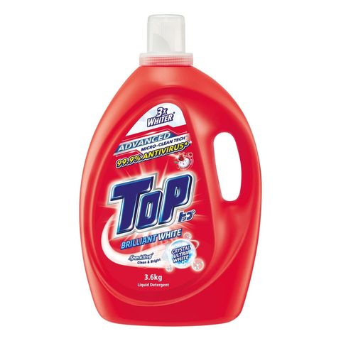Top Liquid Detergent Brilliant Clean (Red) 3.6kg