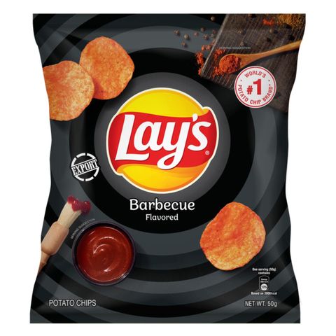 Lay's Potato Chips Barbecue Flavored 50g
