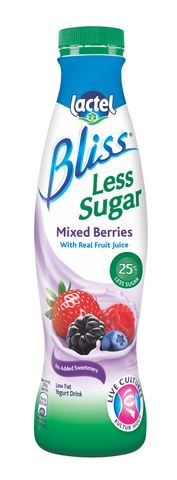 Lactel Bliss Less Sugar Yoghurt Drink Mixed Berries 700ml