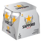 Sapporo Beer Can 4 x 320ml