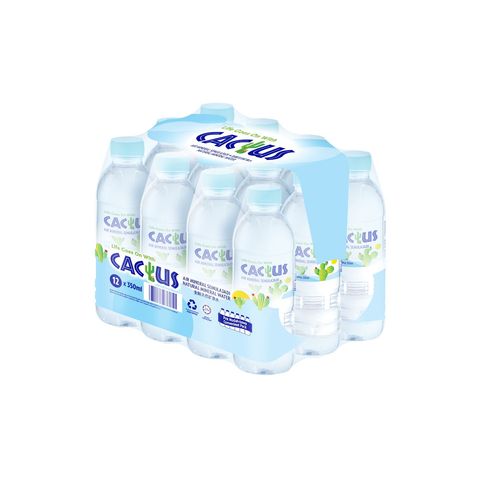 Cactus Natural Mineral Water (Shrink Wrap) 12 x 350ml