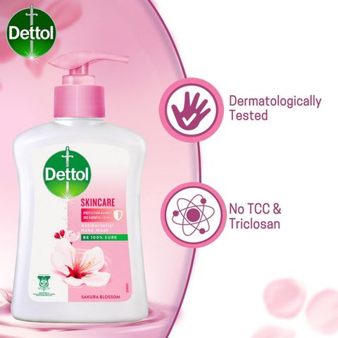 Dettol Liquid Hand Wash Skincare Refill Pouch 225g