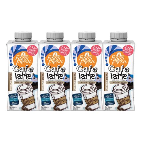 Farm Fresh UHT Cafe Latte Milk 4 x 200ml