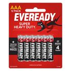 Eveready Super Heavy Duty Batteries AAA 12 Pieces