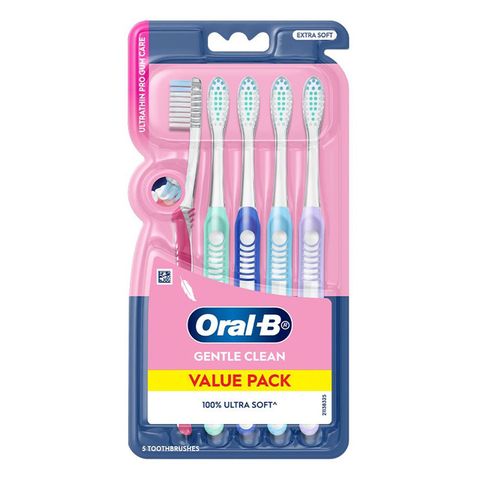 Oral-B Ultra Thin Pro Gum Care Toothbrush 5 Pieces