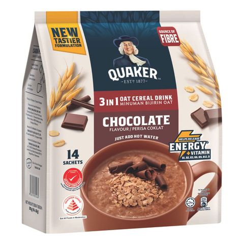 Quaker 3 in 1 Chocolate 15 sachets | 28 g