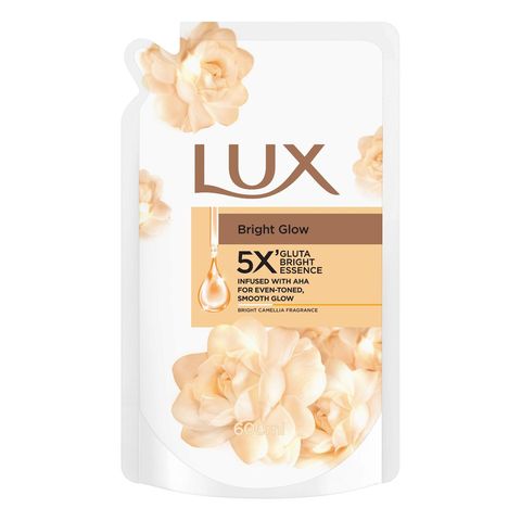 Lux Shower Cream Bright Glow Refill 600ml