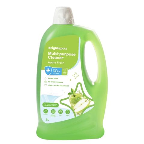brightspots Multipurpose Floor Cleaner Apple Fresh 2L