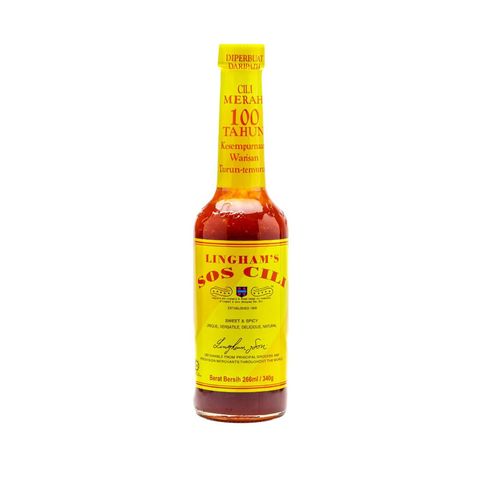 Lingham's Sos Cili - Regular | 340 g 辣椒酱