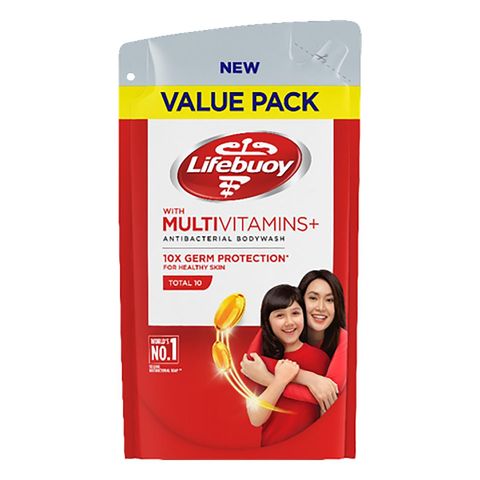 Lifebuoy Body Wash T10 Refill Pack | 850 毫升