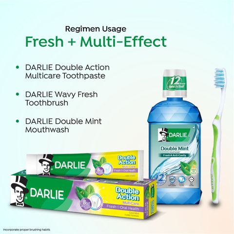DARLIE�Wavy�Fresh Adult Toothbrush (Soft) 1 unit
