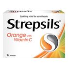 Strepsils Orange with Vitamin C 24 Pieces
