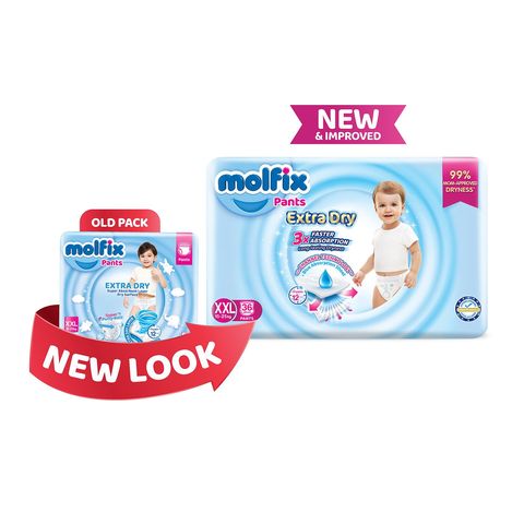 Molfix Extra Dry Pants XXL Jumbo Pack 36pcs