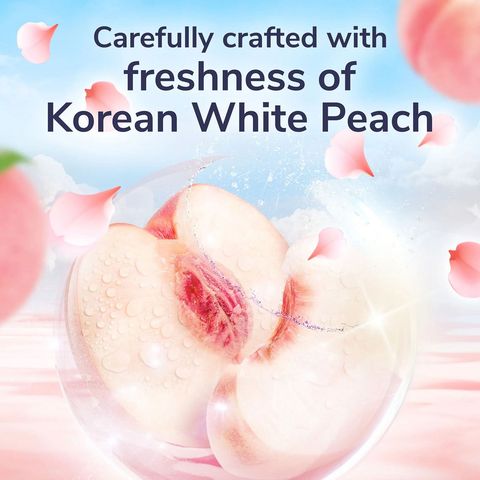 Downy Korean Peach Blossom Concentrate Fabric Conditioner Refill 1.1L