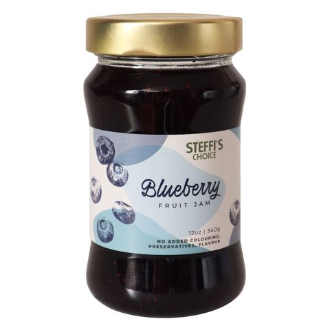 Steffi's Choice Jam Blueberry 340g