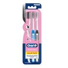 Oral-B Ultra Thin Black Tea Toothbrush 3 Pieces