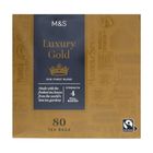 M&S 80 Luxury Gold Tea Bags 250g