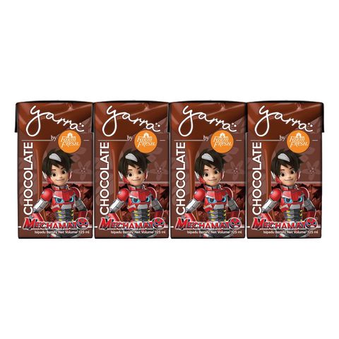 Yarra by Farm Fresh Mechamato Chocolate Flavoured Milk UHT 4 x 125ml