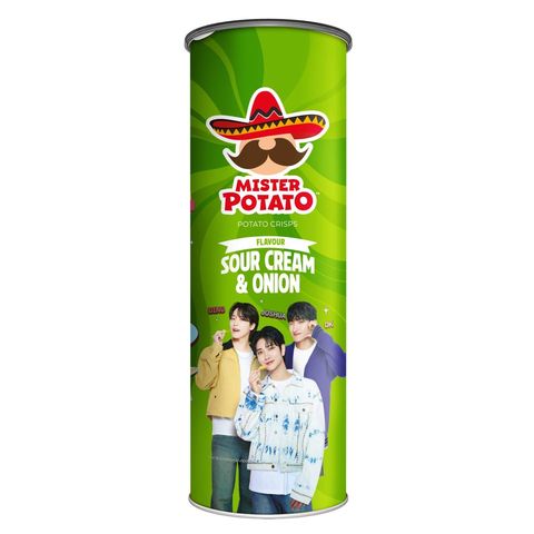 Mister Potato Crisps Sour Cream & Onion 125g