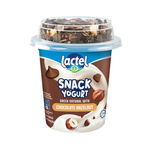 Lactel Snack Yogurt Greek Natural Chocolate Hazelnut 130g