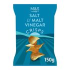 M&S Food Salt & Malt Vinegar Crisps 150g