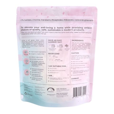 Cloversoft 5-in-1 Laundry Capsules with Scent Booster Sakura Daydream Pod 20 Pieces