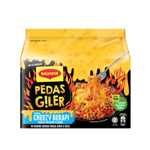 Maggi Pedas Giler Cheese 5 Pieces x 73g