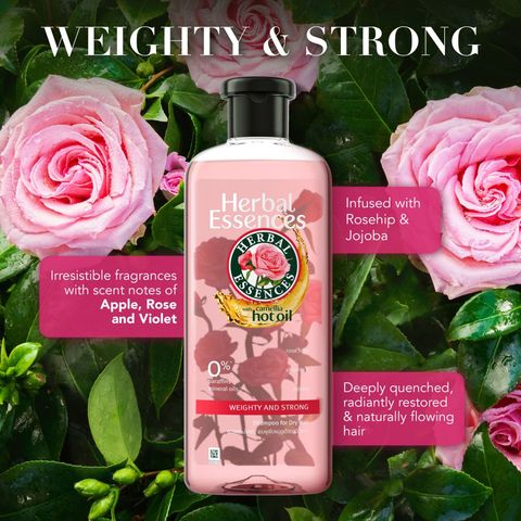 Herbal Essences Classic Weighty & Strong Rose Hips & Jojoba Shampoo 400ml